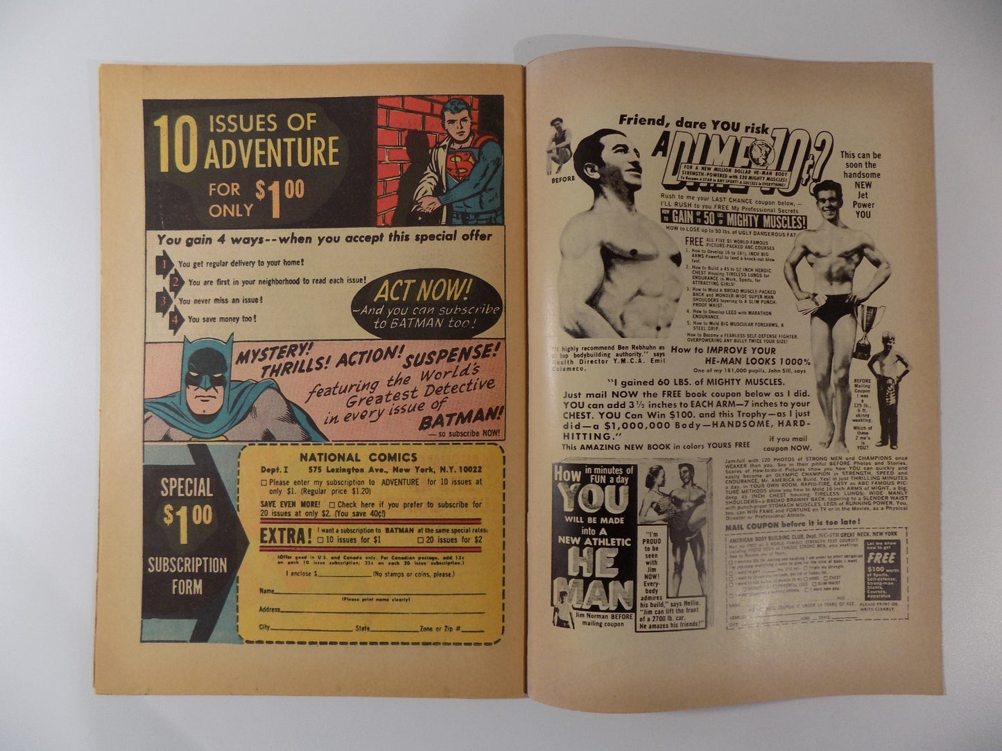 Adventure Comics #334 DC Comic Fine/Very Fine July 1965