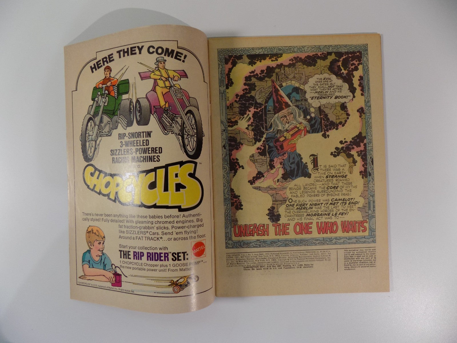 Demon #1 DC Comic September 1972 Very Fine+