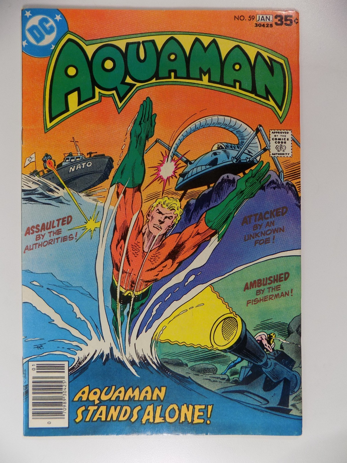 Aquaman #58-62 DC Comics 1977 High Grade Run