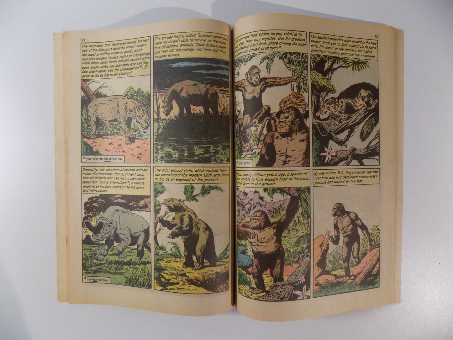 Classics Illustrated Special Issue #167A Prehistoric World July 1962 Fine+