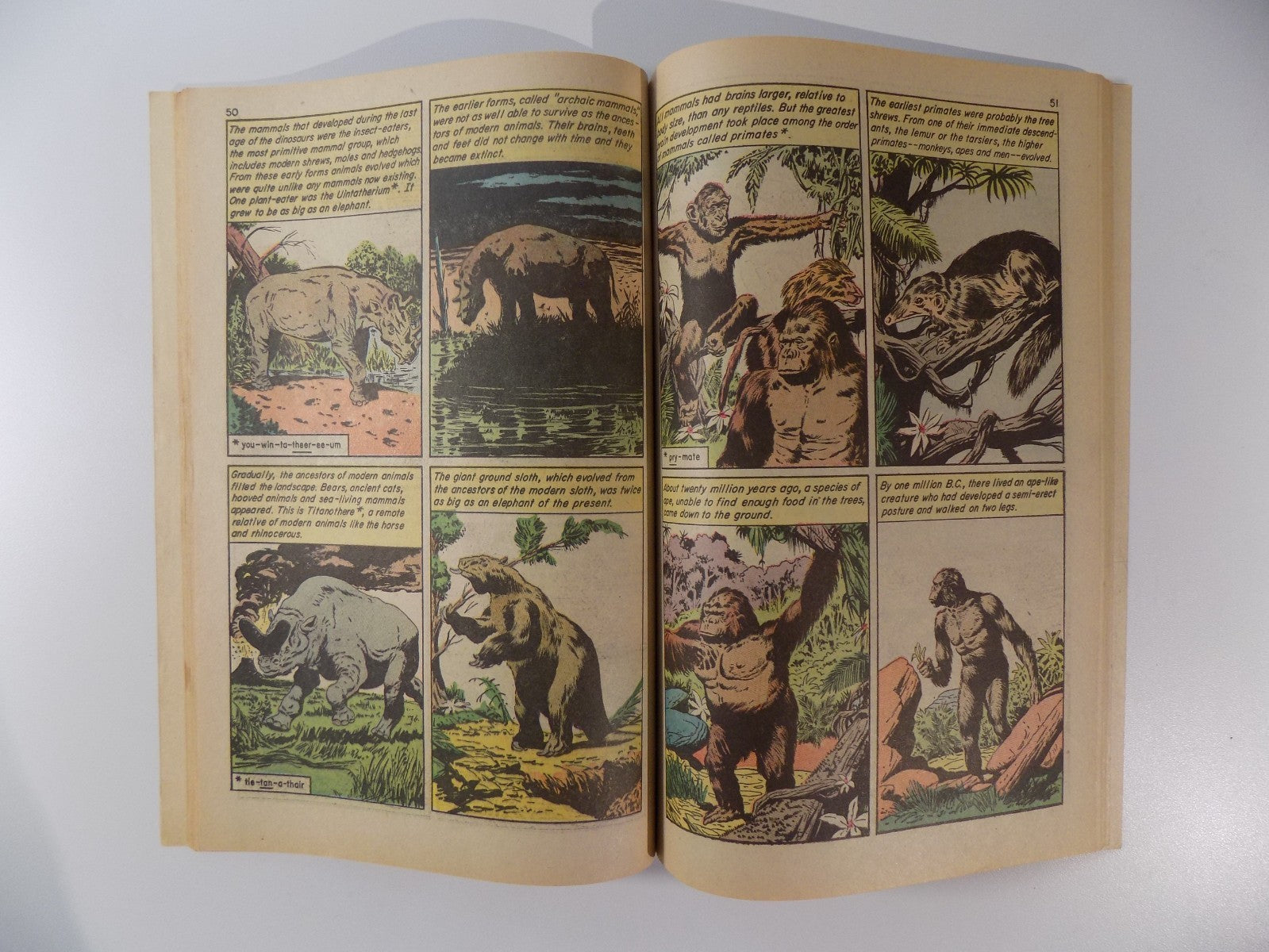 Classics Illustrated Special Issue #167A Prehistoric World July 1962 Fine+