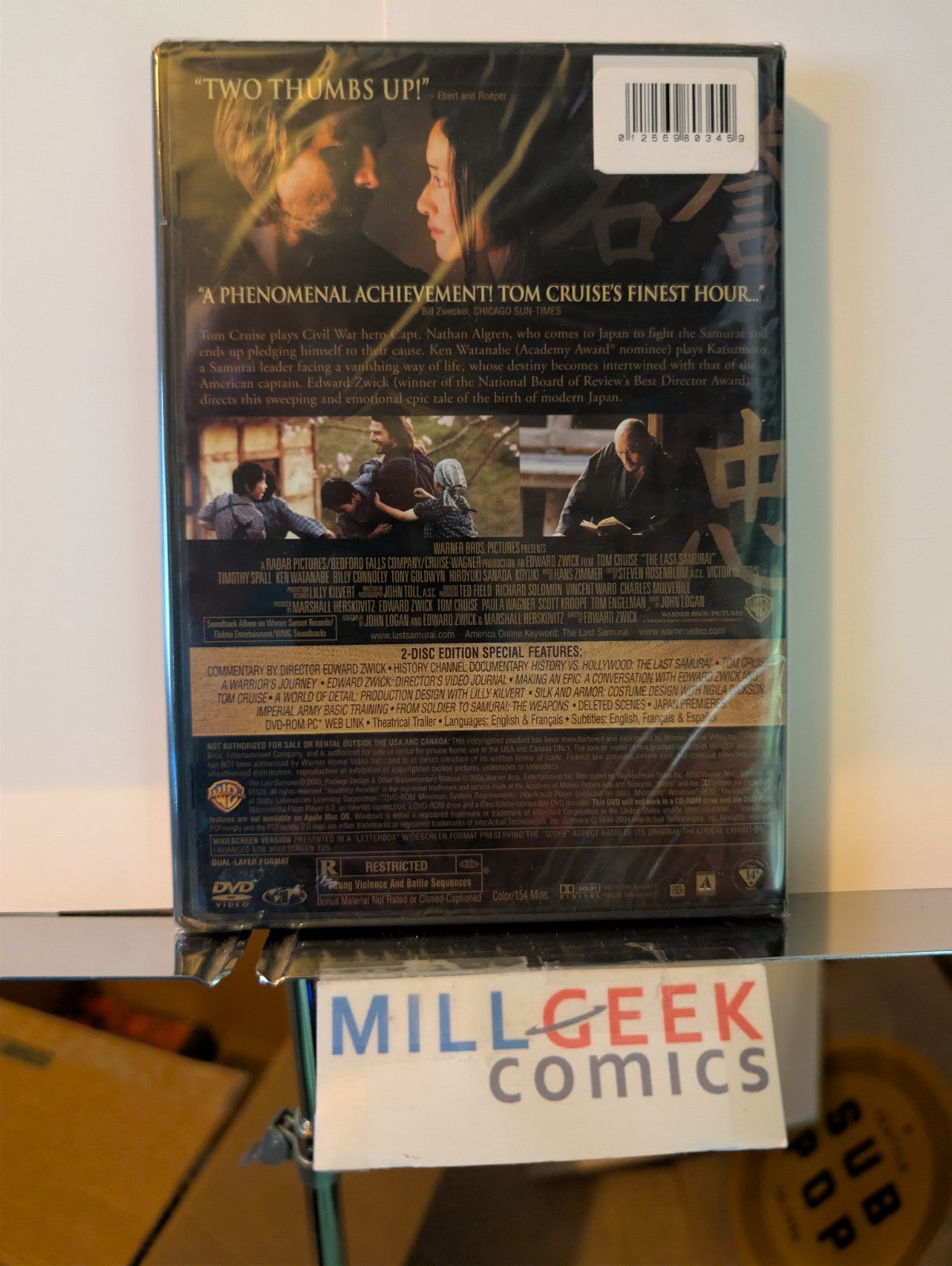 The Last Samurai, Tom Cruise (DVD, 2003) -JD