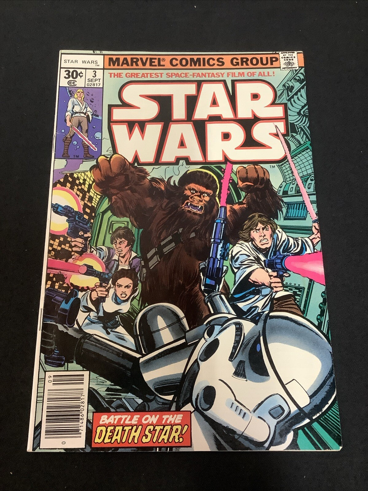 STAR WARS #3 (MARVEL 1977) F/VF (7.0) Newsstand Edition, Roy Thomas