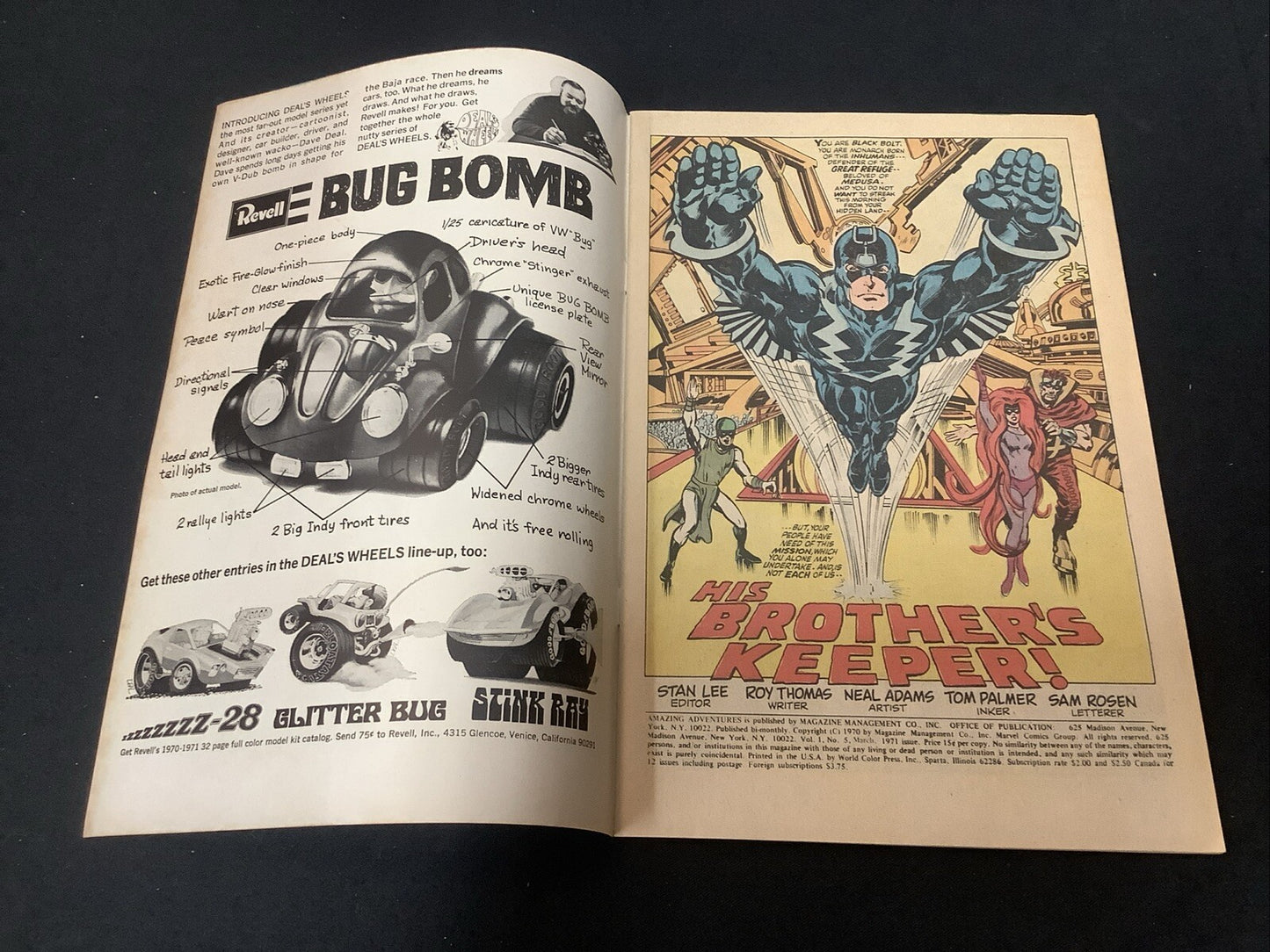 Amazing Adventures #5 (Marvel Comics March 1970) VF (8.0) Stan Lee/Neal Adams