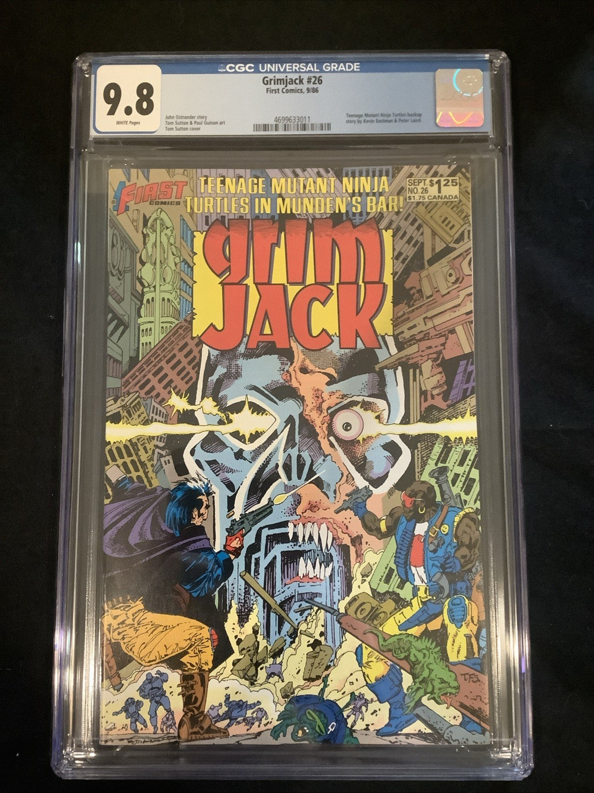 Grimjack #26, CGC Graded 9.8 (NM/M) John Ostrander, Kevin Eastman, 1986