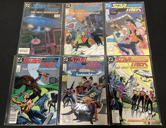Star Trek The Next Generation #1-6 DC Comics, 1st Captain Picard In Comics