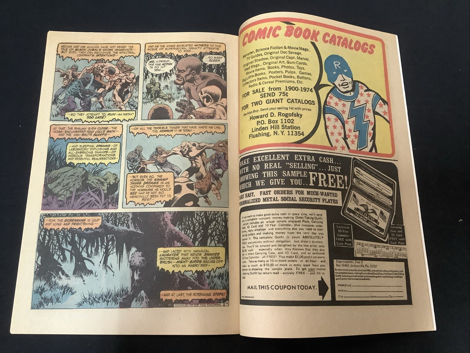 Swamp Thing #10 (1974) VF/NM (9.0) Len Wein/Bernie Wrightson, Last Wrightson
