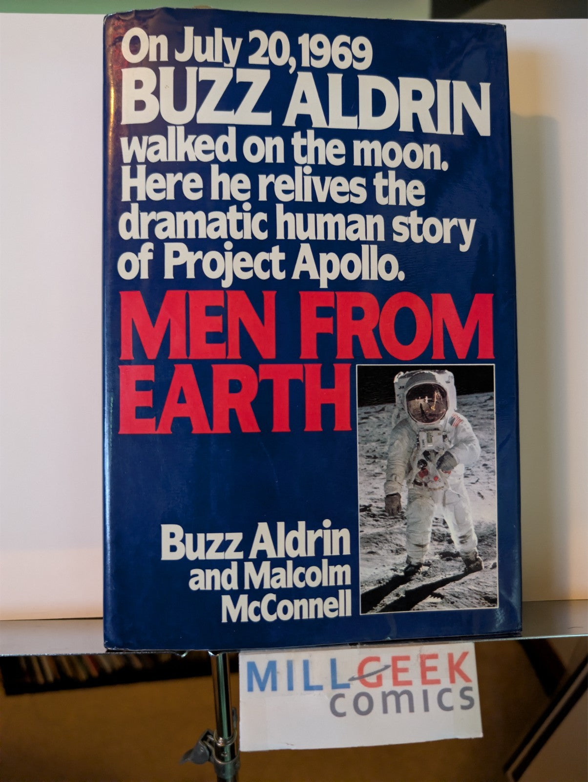 Men From Earth, Buzz Aldrin, Hardcover with Jacket, 1st Edition -JD