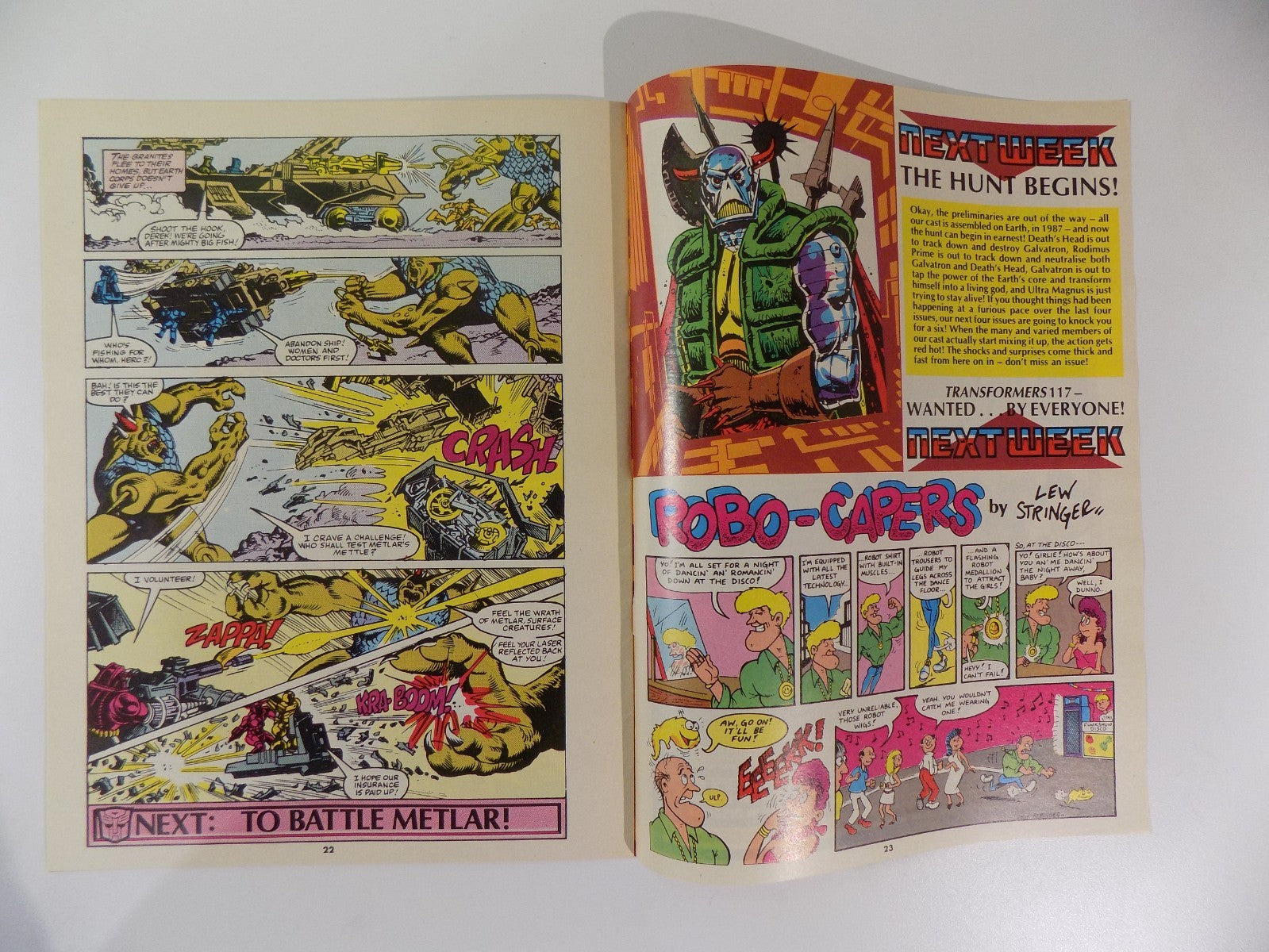Transformers #116 Marvel UK weekly Magazine Comic June 6th 1987 - Near Mint-