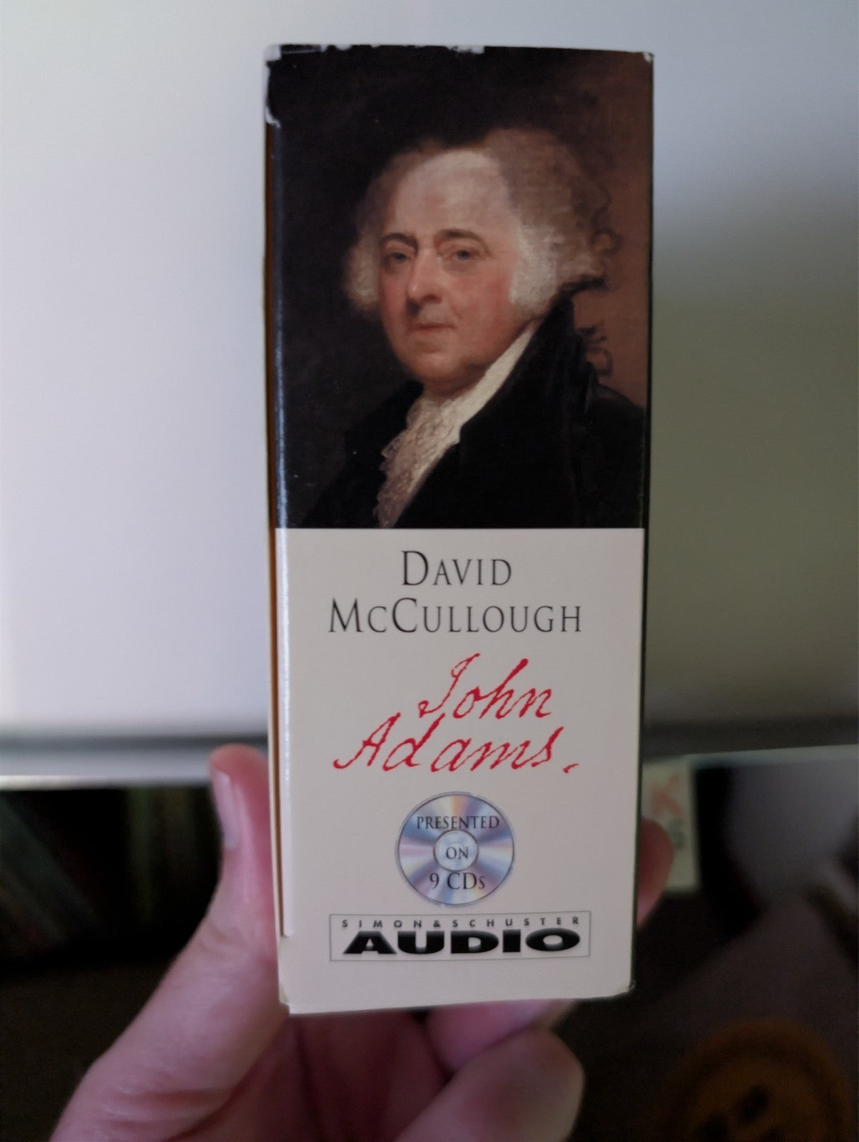 David McCullough's John Adams, Read by Edward Herrmann, 9 CDs -JD