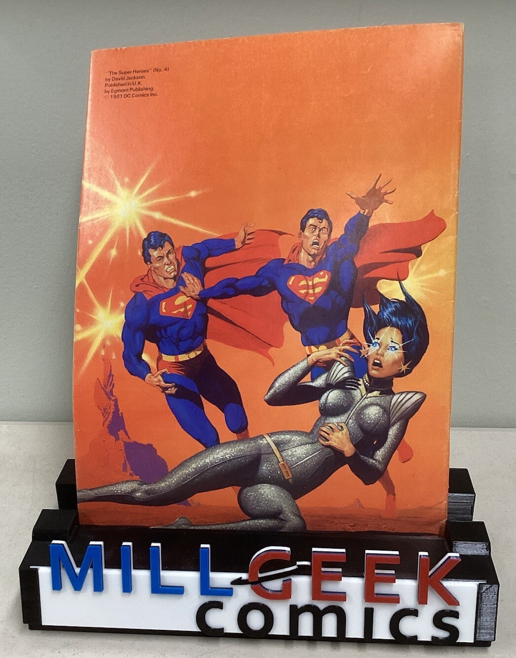 Vintage The Super Heroes Monthly #4 DC Comic Book Magazine UK 1981