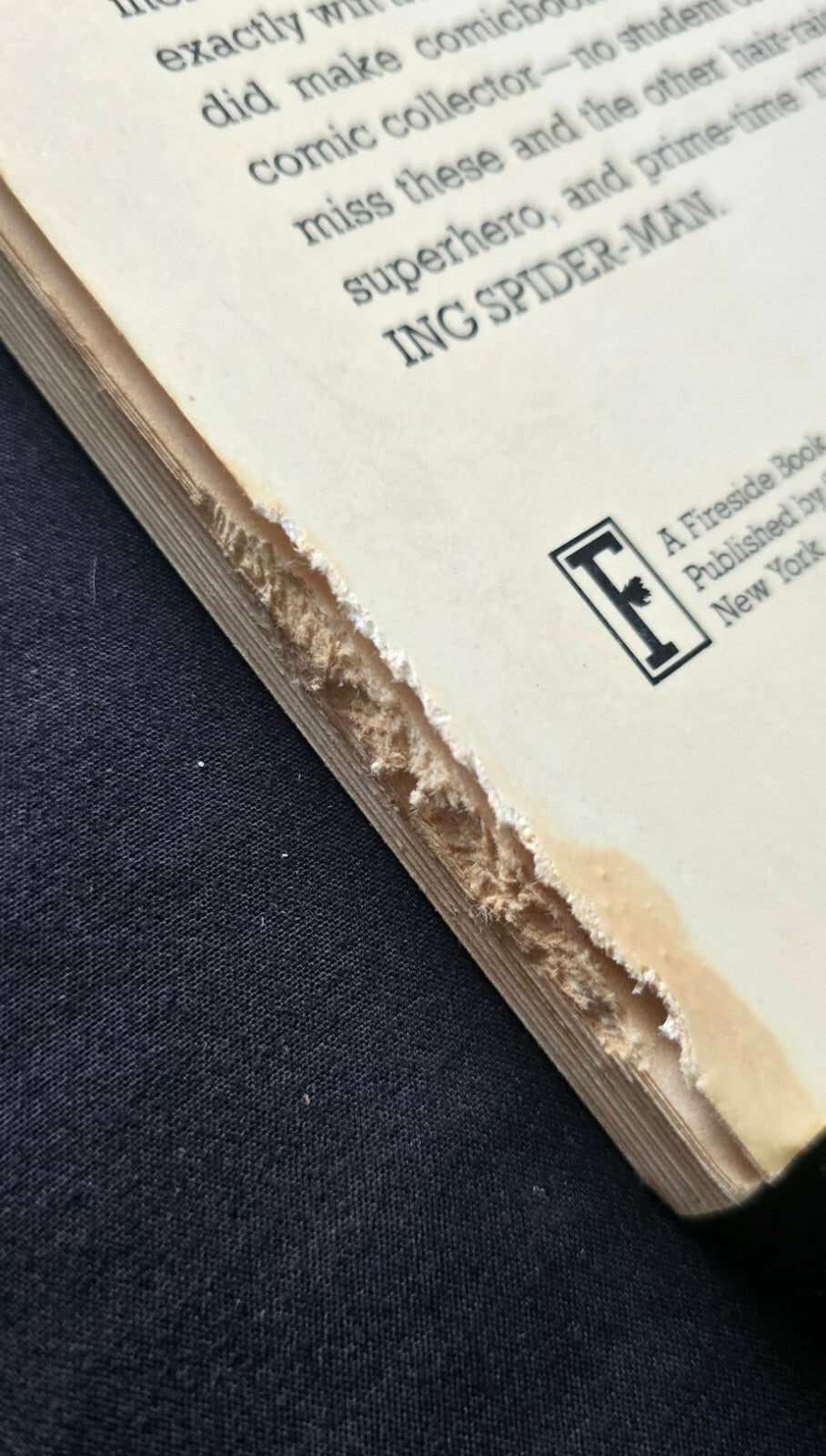 The Amazing Spider-Man By Stan Lee (1st Ed Fireside PB 1979) Low Grade Reader