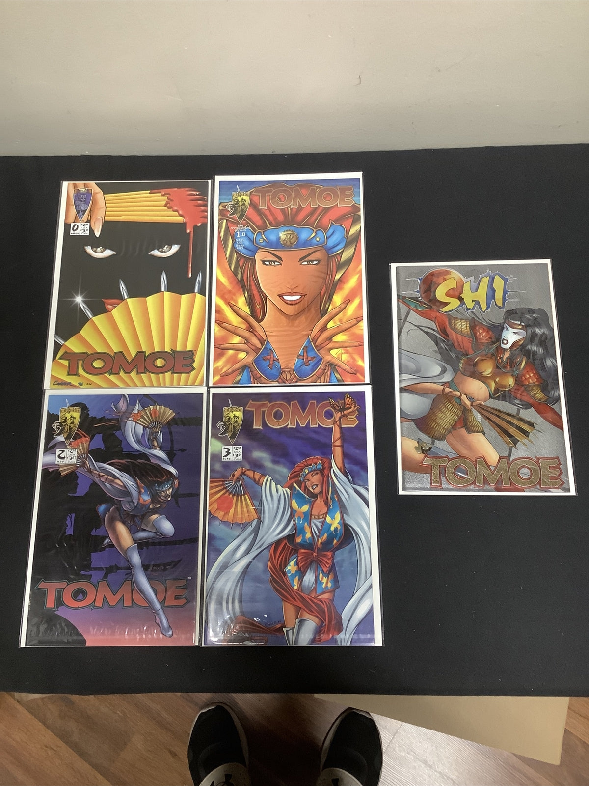 Tomoe Comic Bundle, #0-3 + Shi Vs. Tomoe #1, Five Comic Lot, Crusade Comics