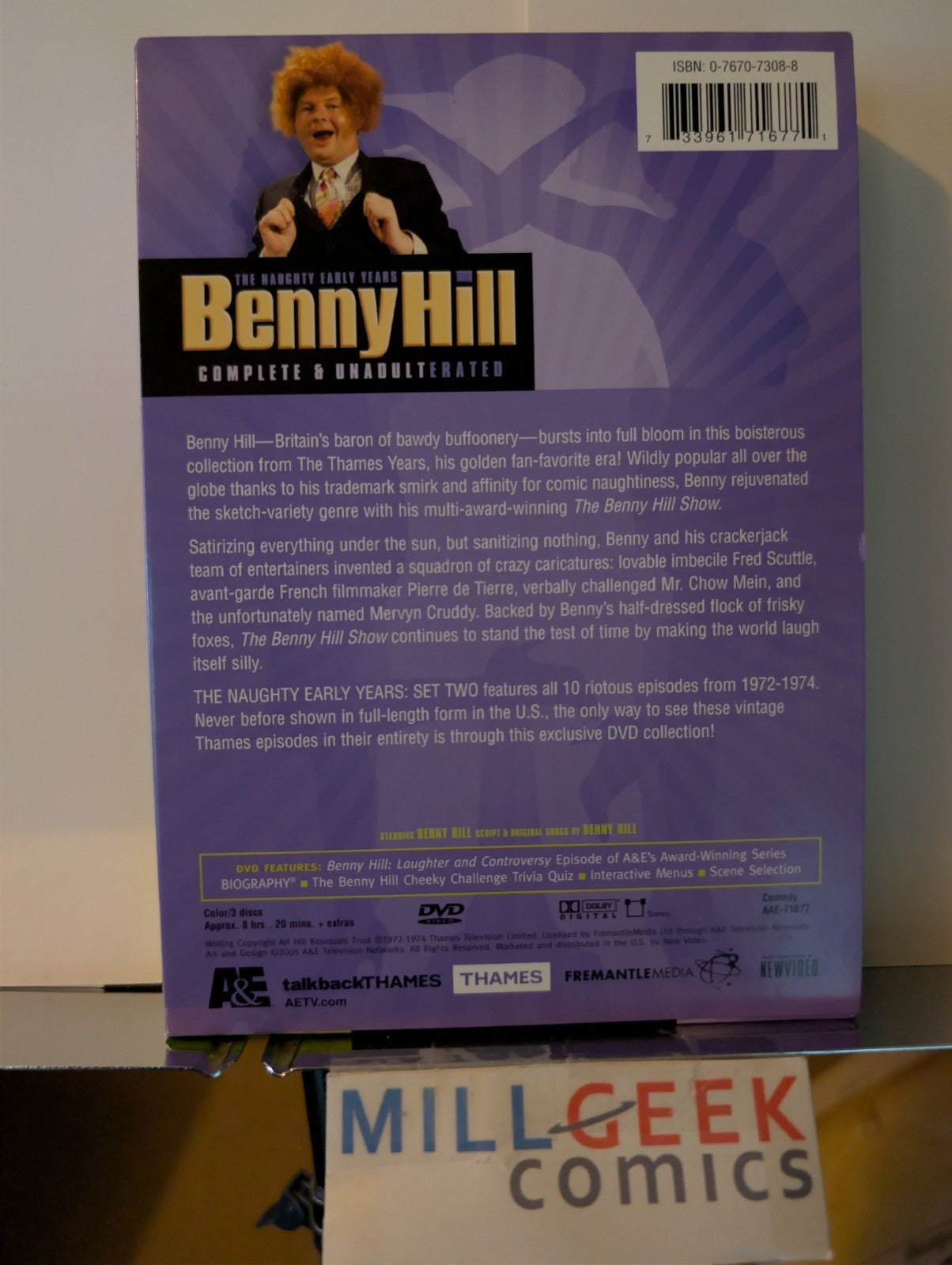 Benny Hill, The Naughty Early Years, Complete & Unadulterated, Sets 1-3 (DVD)-JD
