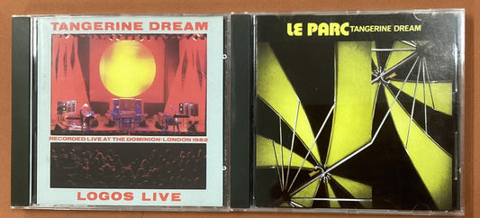 Tangerine Dream 2 CD Lot (Le Parc, Logos Live, Like New)-JD