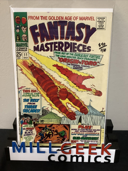 Fantasy Masterpieces #11 (Marvel Comics October 1967) F/VF (7.0) Human Torch