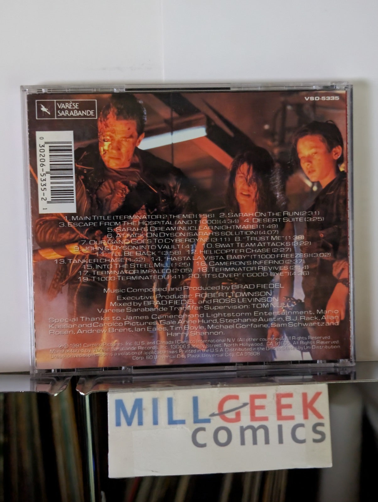 Terminator 2: Judgment Day - CD Soundtrack, music by Brad Fiedel -JD