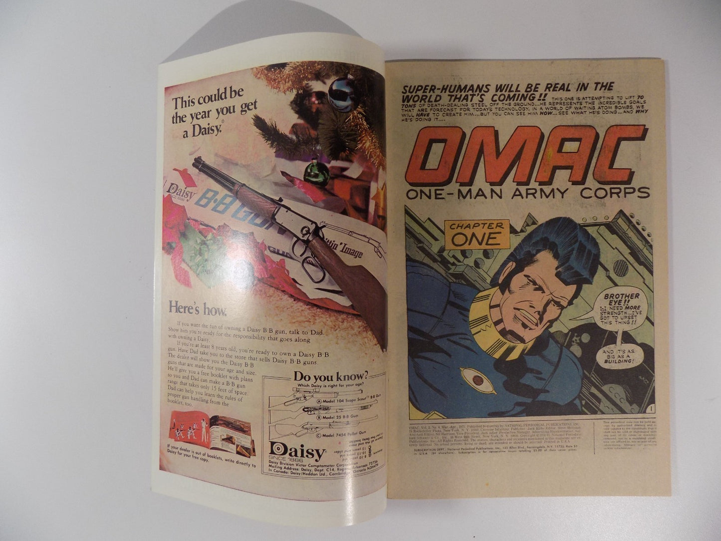 OMAC #4 DC Comic April 1975 Very Fine/Near Mint