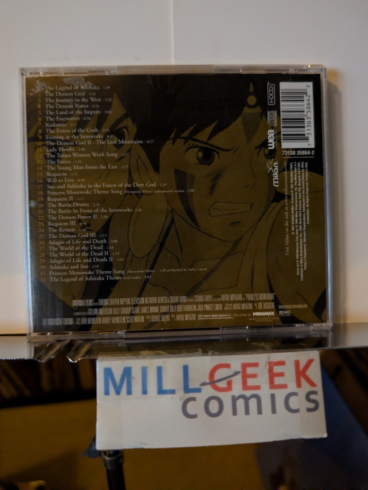 Soundtrack 4 CD Lot (Princess Mononoke, Brother's Keeper, Local Hero, more)-JD