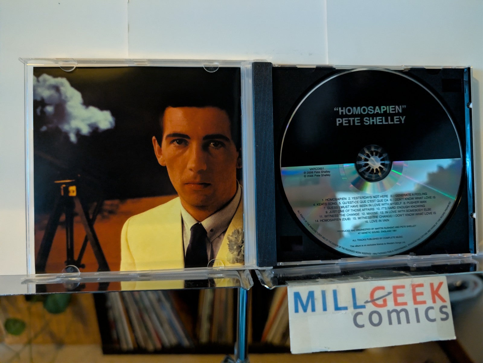 Ambient/New Wave 2 CD lot (Pete Shelley - Spasm/Steve Gibson) -JD