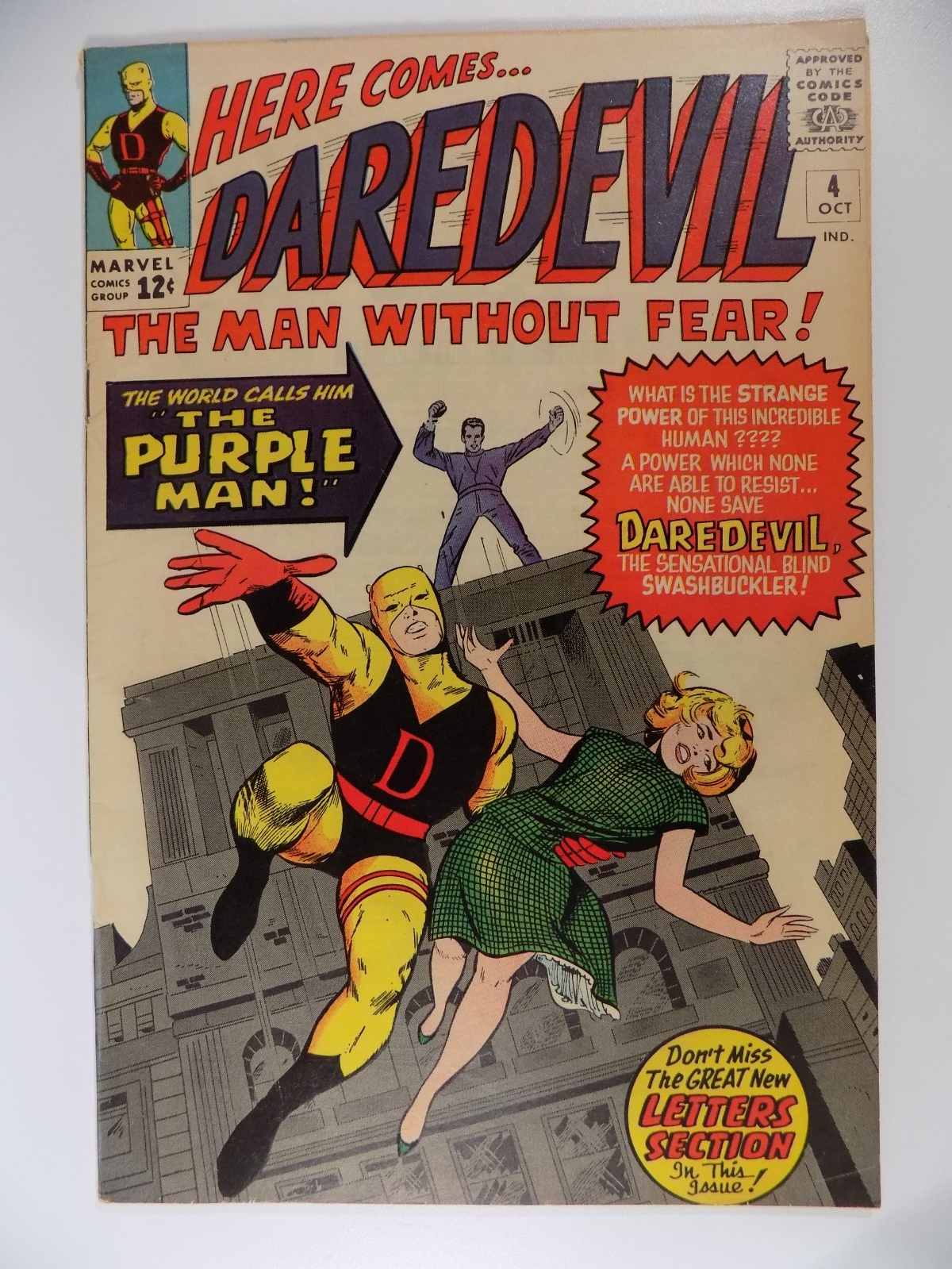 Daredevil #4 Marvel Comic Very Fine- October 1964