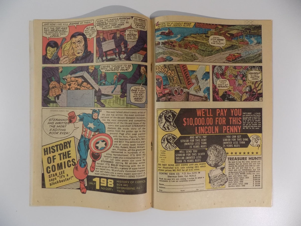 Fantastic Four #101 Marvel Comic August 1970 Very Fine-