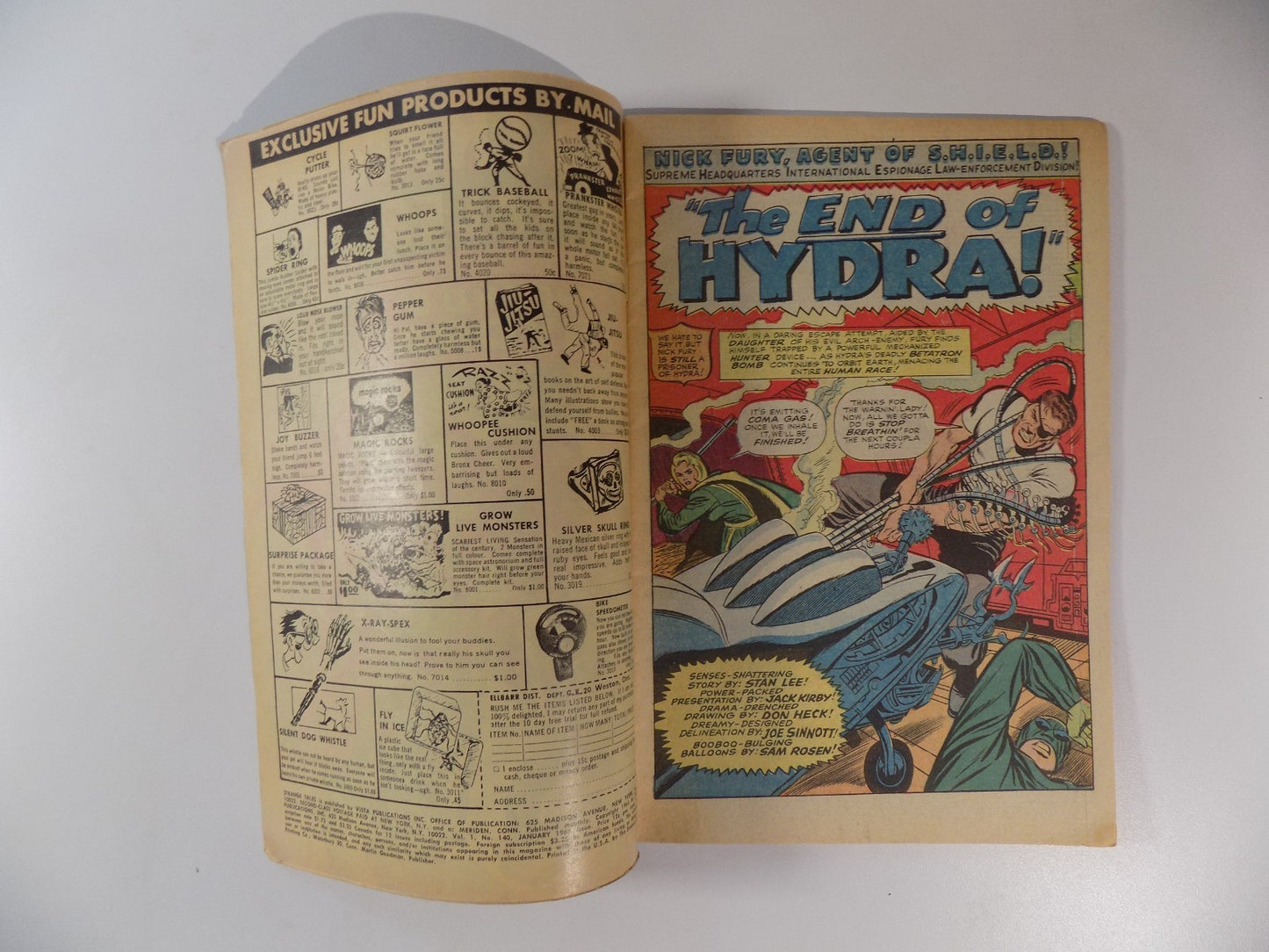 Strange Tales #140 Marvel Comic January 1966 Fine/Very Fine