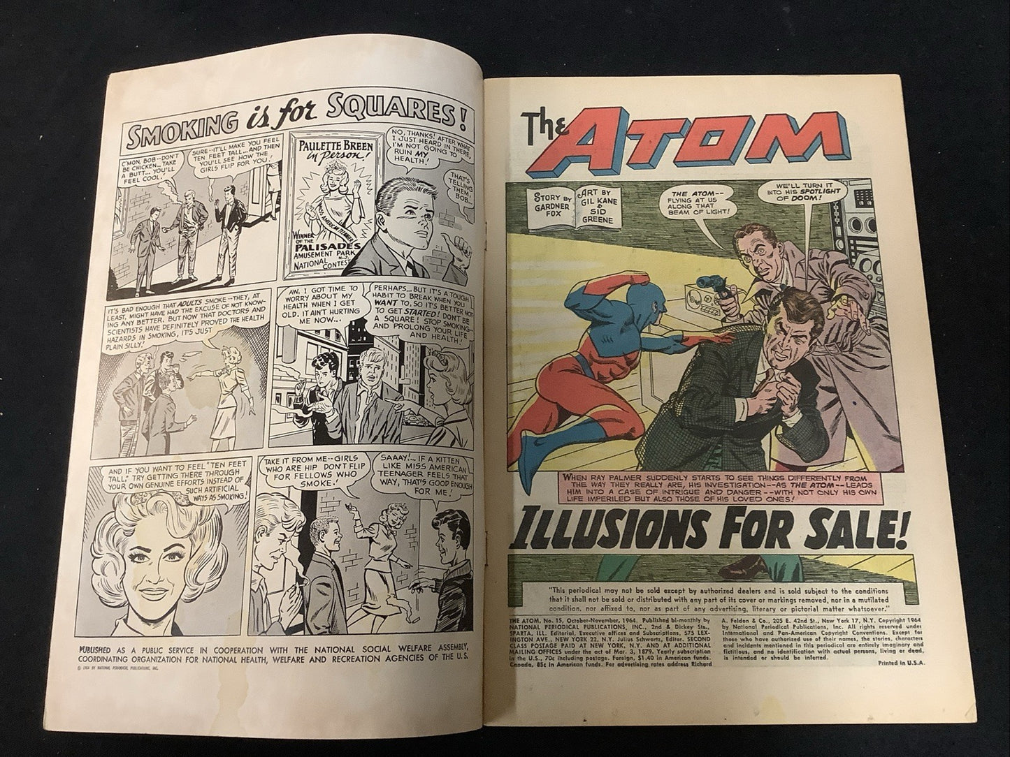 The Atom #15 (DC Comics October-November 1964) VG/F (5.) Gardner Fox/Gil Kane