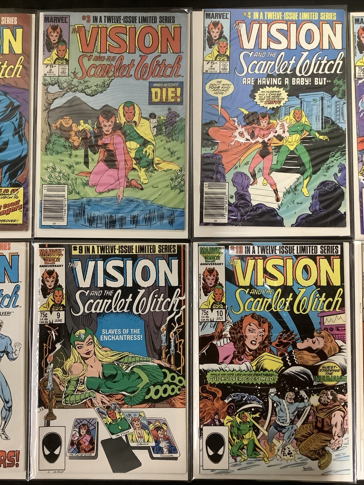 Vision And Scarlet Witch #1-12 Complete Comic Set, 1st App Billy/Tommy Maximoff
