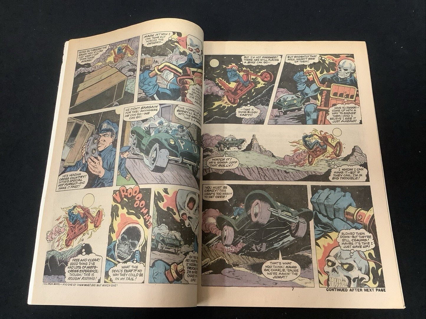 Ghost Rider #4 (February 1974) F/VF (7.0) “Death Stalks The Demolition Derby”