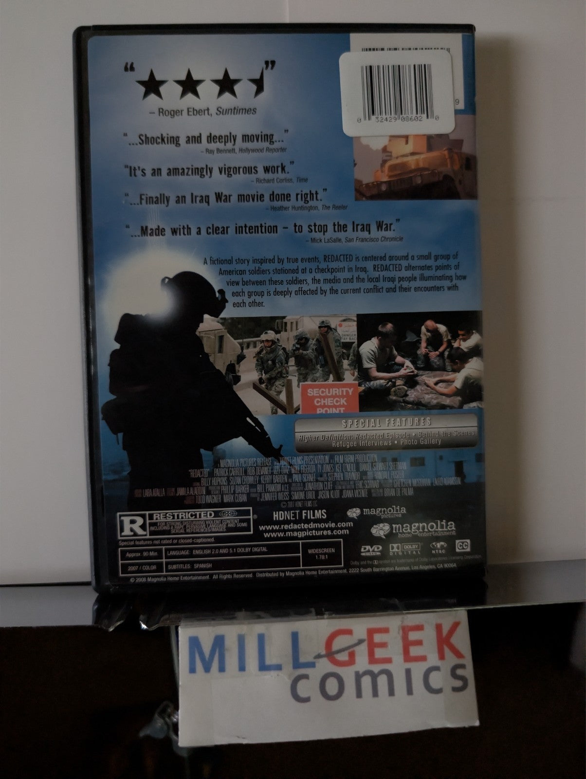 The International / Brian De Palma's Redacted, 2 Movie set (DVD) Like New-JD