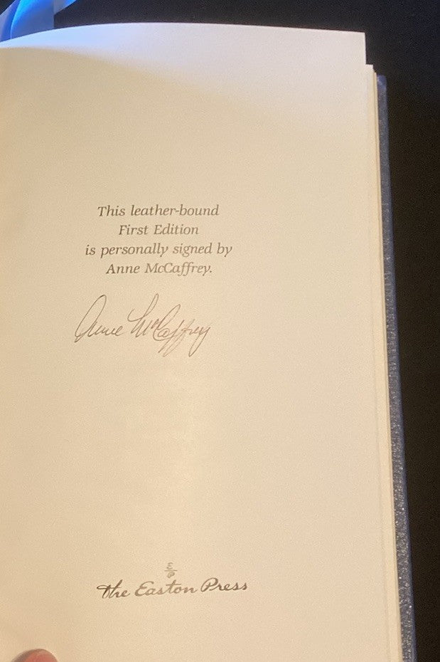 PEGASUS IN FLIGHT by Anne McCaffrey SIGNED 1st EDITION Easton Press -JD