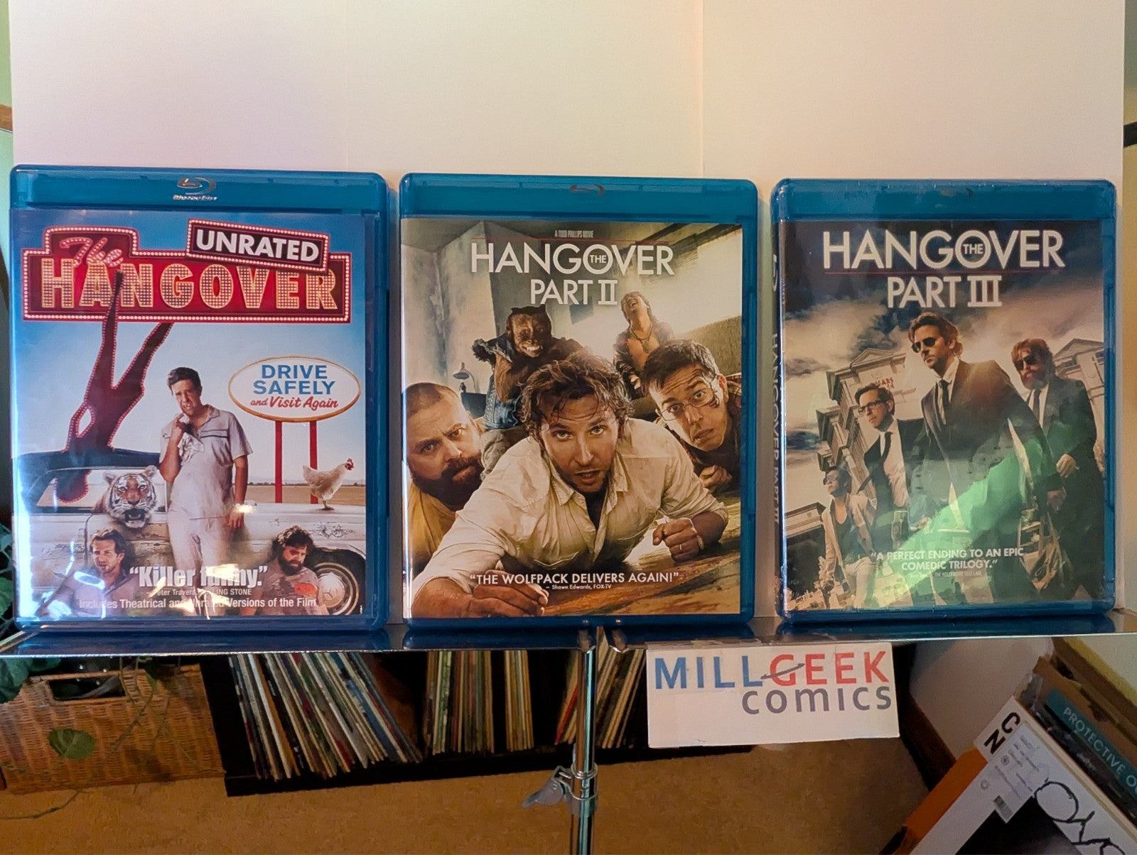 The Hangover, The Hangover Part II, The Hangover Part III (Blu-ray) -JD