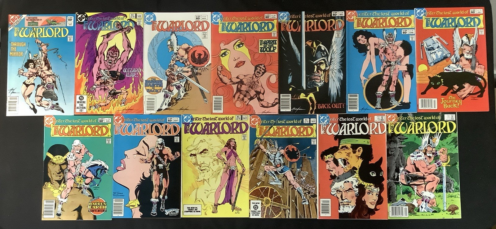 Warlord #1-86 + Annuals #1-4 & 1st Issue Special #8, 1st App Warlord, See Pics