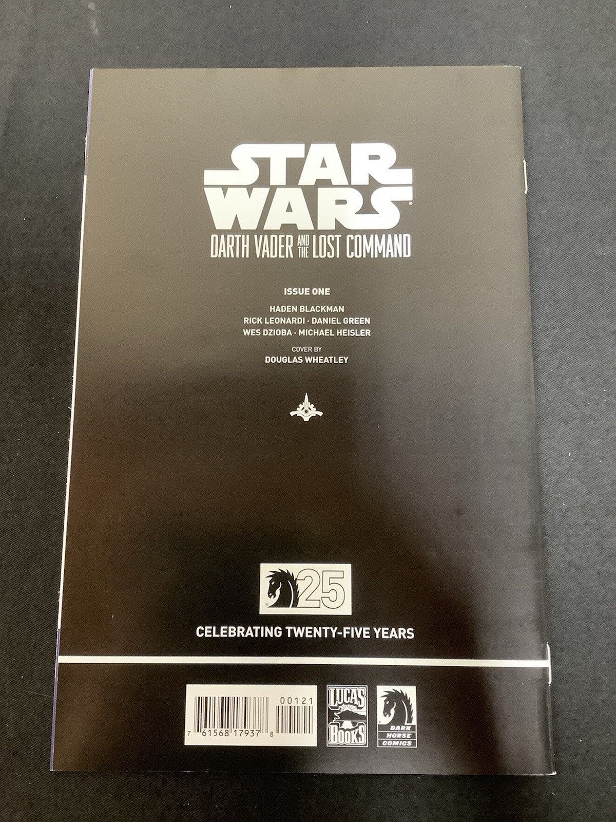 Star Wars Darth Vader and the Lost Command #1, NM- (9.2) Wheatley Incentive Cvr
