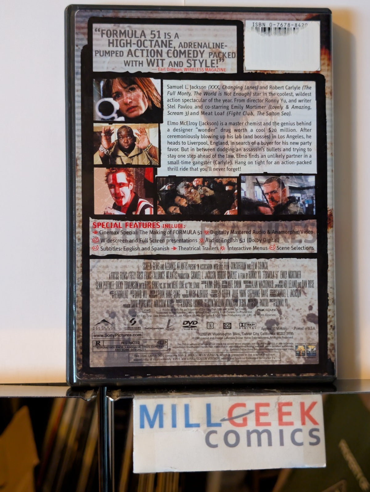 FX / Strange Days / Formula 51, 3 Thriller Movie Lot (DVD) -JD
