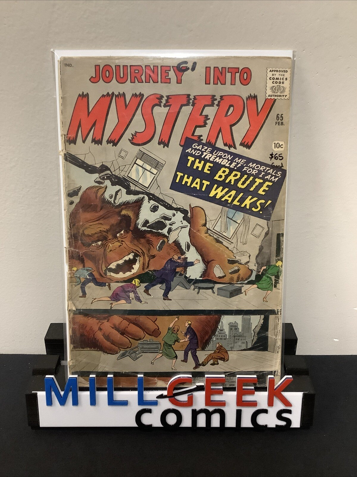 Journey into Mystery #65 (1961) 2.0 (G) Staple Rust, Inner Wrap Detached, Tape
