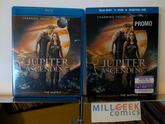 Jupiter Ascending / Ghost in the Shell, 2 Sci-Fi Movies (Blu-Ray) -JD
