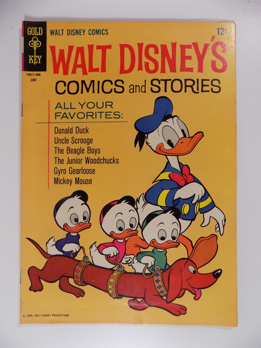 Walt Disney's Comics and Stories #297 Gold Key Comic June 1965 Very Fine