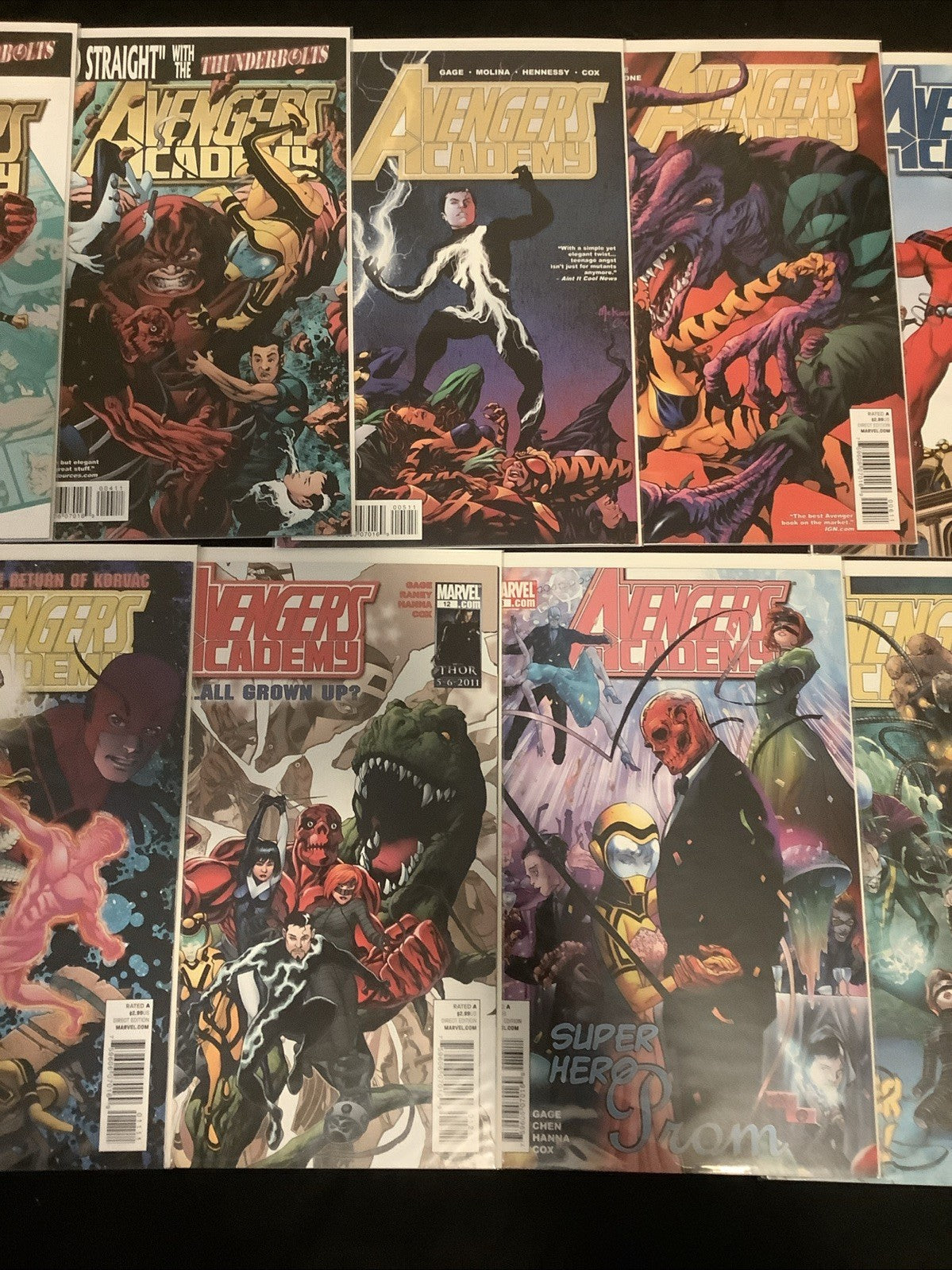 Avengers Academy #1-31 (Missing #23) Comic Lot, 1st App White Tiger (Ava Ayala)