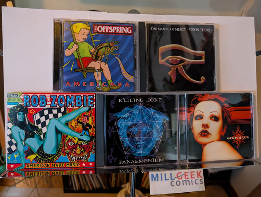 Alternative Rock Music 5 CD Lot (Offspring, Killing Joke, Godsmack, more) -JD