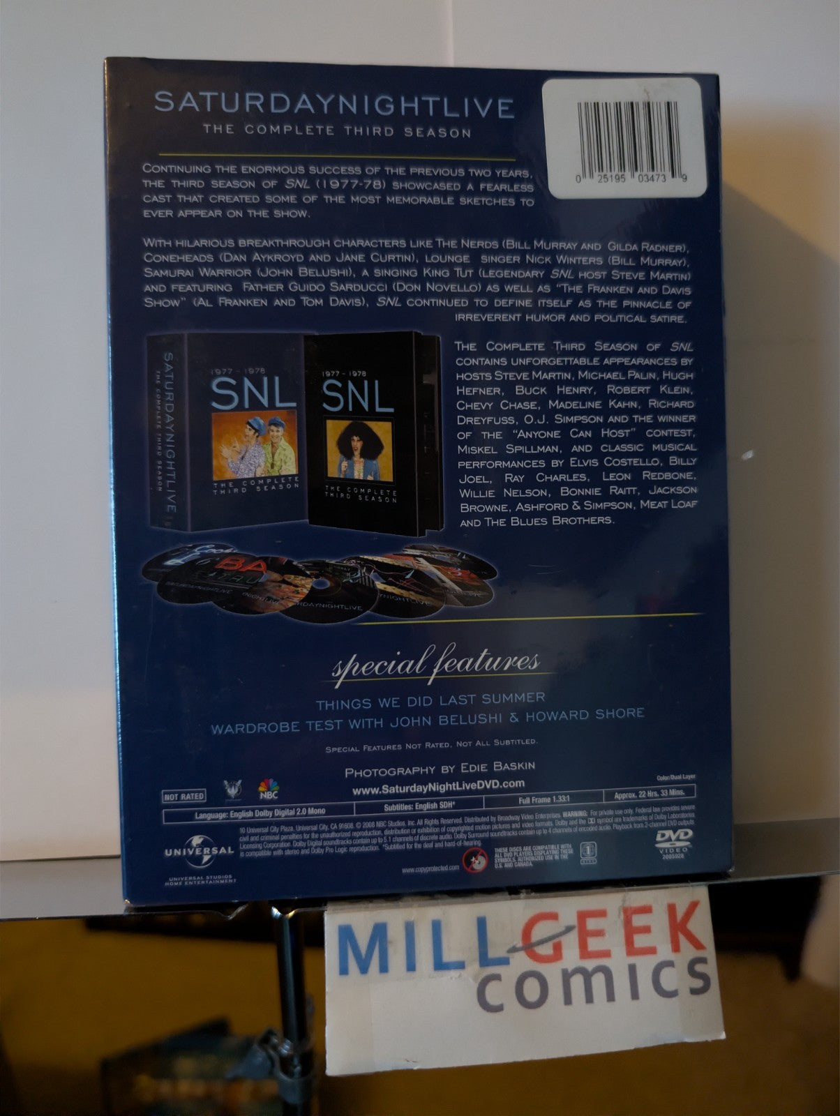 SNL, The Complete First, Second, & Third Season (DVD) Brand New -JD