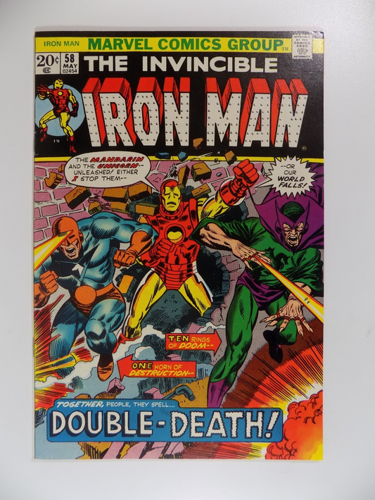 Iron Man #58 Marvel Comic May 1973 Very Fine+