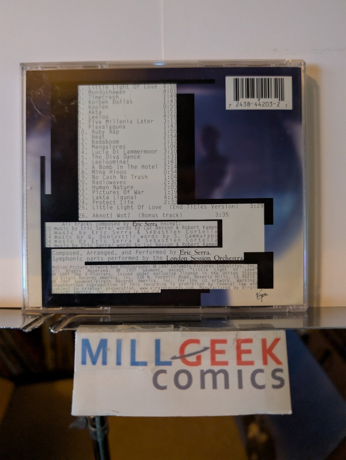 Movie Soundtrack 4 CD Lot (Priscilla, Kill Bill Vol 2, Fifth Element, Crow) -JD