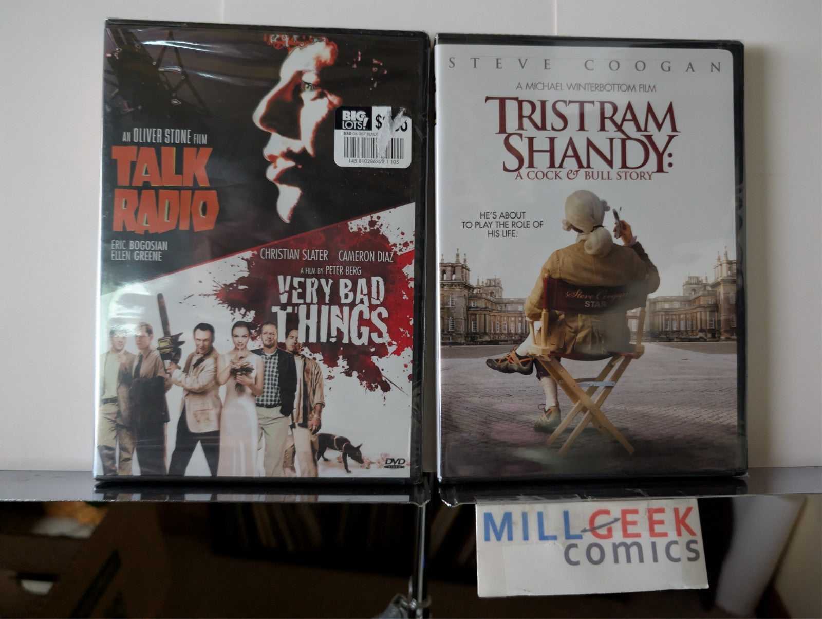 Talk Radio / Very Bad Things / Tristram Shandy, 3 Movie Set (DVD) Brand New-JD