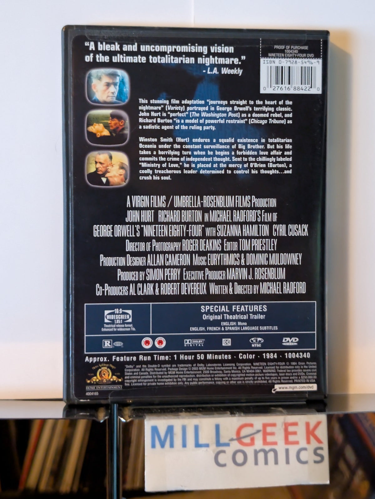 1984 - John Hurt & Richard Burton, Widescreen (DVD 1984) -JD