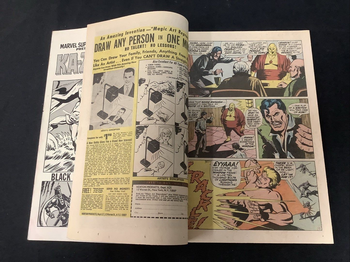 Marvel Super-Heroes #19 (Marvel March 1969) F/VF (7.0) Ka-Zar, Human Torch