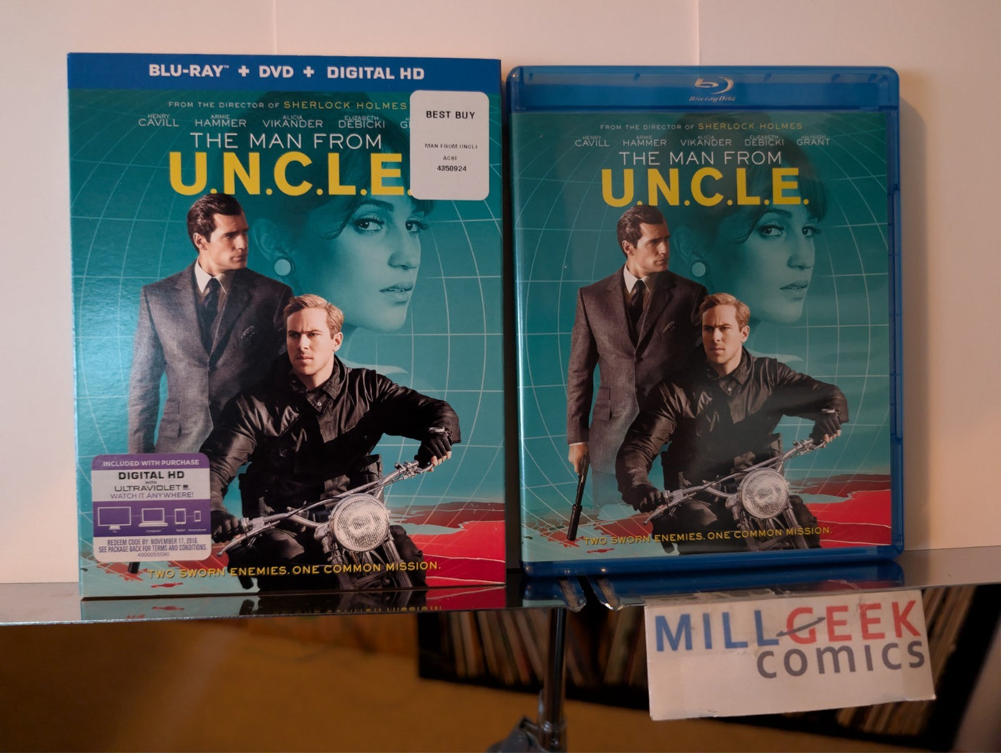 The Man from U.N.C.L.E. / Tinker Tailor Soldier Spy, 2 Movie Set (Blu-ray) -JD
