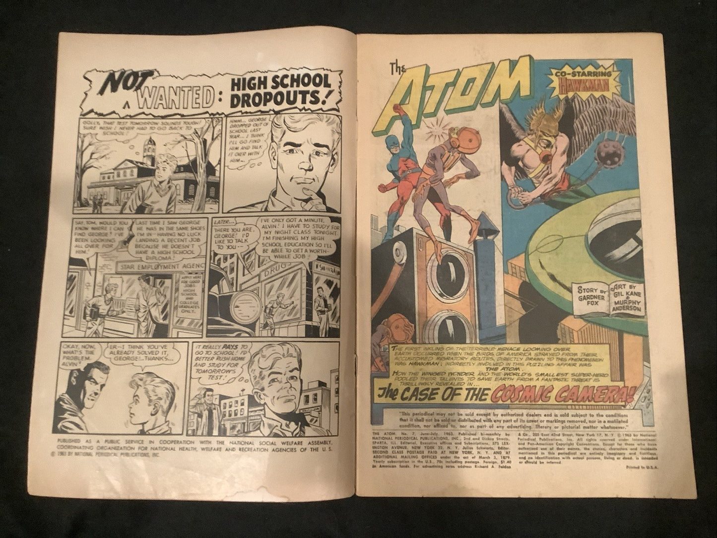 The Atom #7 (DC Comics 1963) VG- (3.5) Gardner Fox/Gil Kane