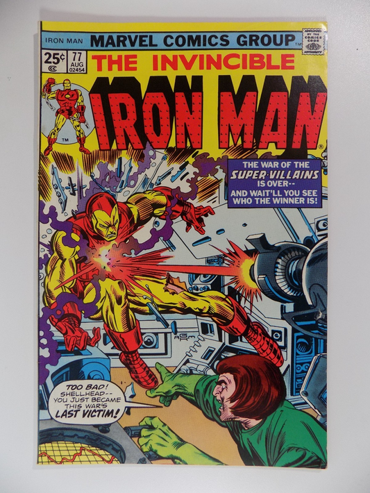 Iron Man #77 Marvel Comic August 1975 Very Fine-